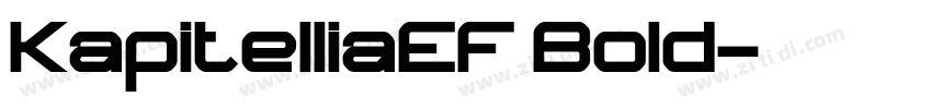 KapitelliaEF Bold字体转换
